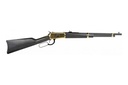 HERITAGE MFG H9204418G 92  44 MAG 8+1 18" BLACK ALLOY STEEL BARREL, GOLD PVD STAINLESS STEEL RECEIVER, HARDWOOD FIXED STOCK