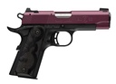 BROWNING 051062490 1911 BLACK LABEL COMPACT FRAME 22 LR 10+1 3.63" MATTE STAINLESS STEEL BARREL, BLACK CHERRY CERAKOTE SERRATED ALUMINUM SLIDE, MATTE BLACK POLYMER FRAME, BLACK POLYMER GRIP
