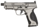 SMITH & WESSON 14162 M&P M2.0  FULL SIZE FRAME 9MM LUGER 17+1, 4.63" BLACK THREADED BARREL, GRAY OPTIC CUT/SERRATED STEEL SLIDE, GRAY ALUMINUM FRAME W/PICATINNY RAIL, BLACK POLYMER GRIP