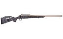 CVA CR3953F CASCADE LONG RANGE HUNTER FULL SIZE 308 WIN 22" SMOKED BRONZE CERAKOTE STEEL THREADED BARREL, BLACK W/SMOKED BRONZE WEB SYNTHETIC STOCK