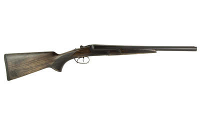 [727962709115] HERITAGE MFG BL1218BK BADLANDER  FULL SIZE 12 GAUGE BREAK OPEN 2RD 18.50" BLACK CHROME SIDE BY SIDE BARREL & RECEIVER, FIXED TURKISH WALNUT STOCK
