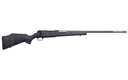 WEATHERBY MAM01N7MMPR8B MARK V ACCUMARK 7MM PRC 3+1 24" THREADED/FLUTED STAINLESS BARREL, GRAPHITE BLACK REC, GRAY WEBBED BLACK MONTE CARLO STOCK, ACCUBRAKE MUZZLE BRAKE, ADJ. TRIGGERTECH TRIGGER