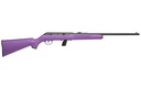 SAVAGE ARMS 40219 64 F FULL SIZE 22 LR 10+1 21" MATTE BLACK CARBON STEEL BARREL, MATTE BLACK GROOVED CARBON STEEL RECEIVER, PURPLE FIXED SYNTHETIC STOCK, RIGHT HAND