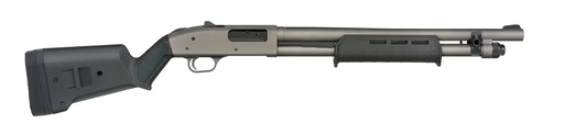 [015813507950] MOSSBERG 50795 590A1 PRO 6+1 18.50" TUNGSTEN GRAY CERAKOTE BARREL & STEEL DRILLED & TAPPED RECEIVER, MAGPUL SGA SYNTHETIC STOCK