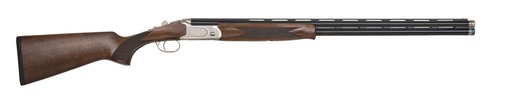 [884110754820] MOSSBERG 75482 GOLD RESERVE  FULL SIZE 20 GAUGE BREAK OPEN 3" 2RD 30" BLUE POLISHED VENT RIB BARREL, SILVER POLISHED ENGRAVED STAINLESS STEEL RECEIVER, FIXED BLACK WALNUT STOCK, RIGHT HAND
