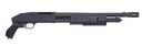 MOSSBERG 50673 500 FLEX TACTICAL 12 GAUGE PUMP 3" 5+1 18.50" MATTE BLUED STAND-OFF BREACHER BARREL, BLUED STAINLESS STEEL RECEIVER, BLACK FIXED W/PISTOL GRIP SYNTHETIC STOCK
