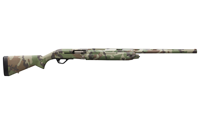 [048702022630] WINCHESTER REPEATING ARMS 511289391 SX4 WATERFOWL HUNTER 12 GAUGE 26" 4+1 3" WOODLAND CAMO FIXED TEXTURED GRIP PANELED STOCK RIGHT HAND (FULL SIZE) INCLUDES 3 CHOKES